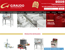 Tablet Screenshot of giraudoequipamiento.com